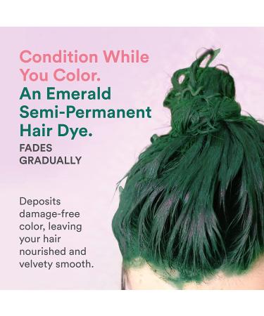 INH Emerald Green Semi Permanent Hair Color Depositing Conditioner - 6oz - Buy Online on GoSupps.com