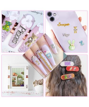 LYroo 3D Nail Charms - 250 PCS Twelve Constellation Bear Resin Charm Set for Acrylic Nails - Buy Online on GoSupps.com