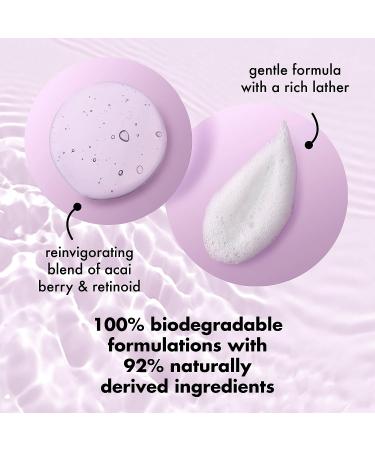 Love Beauty And Planet Acai Berry & Retinoid Body Wash - 100% Biodegradable - 20 fl oz - Buy Online on GoSupps.com