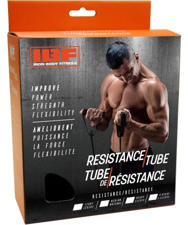 IBF Iron Body Fitness Resistance Band Exercise Cord with Protective Sleeve - Light Resistance - Buy Online on GoSupps.com