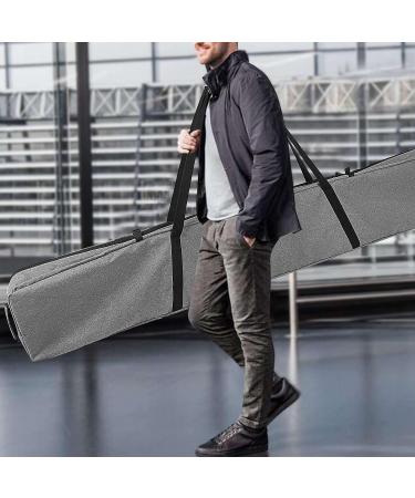 Ski Bag for Air Travel - Holds Snowboard or Pair of Skis with Zippered Pockets for Goggles, Gloves - Grey - Buy Online on GoSupps.com