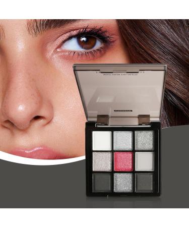 Black Smokey Eyeshadow Dark Eyeshadow Palette silver gray color eyeshadow palettes Blendable 9 colors highly pigmented long lasting for midnight masquerade - Buy Online on GoSupps.com