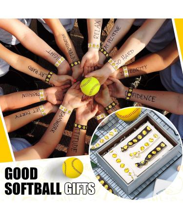 Hanaive 20 Pcs Softball Hair Ties & Bracelets for Girls/Women - Baseball Accessories - Buy Online on GoSupps.com
