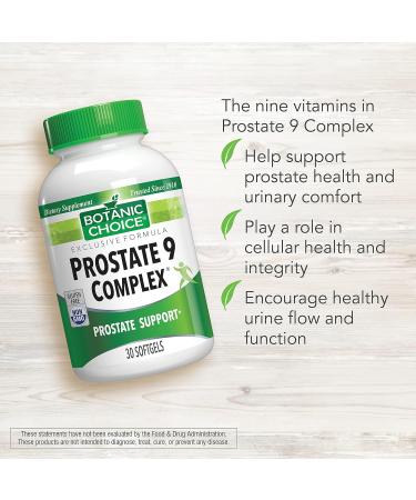 Botanic Choice Prostate 9 Complex Softgels 30 Ct - Prostate Supplements for Men with Saw Palmetto Prostate Health Supplements for Men for Prostate Support - Buy Online on GoSupps.com