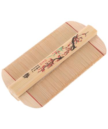 Homoyoyo Peigne Double Face Bambou Dents Ultra-fines Peigne Antipelliculaire pour Chiens et Chats Poils pais