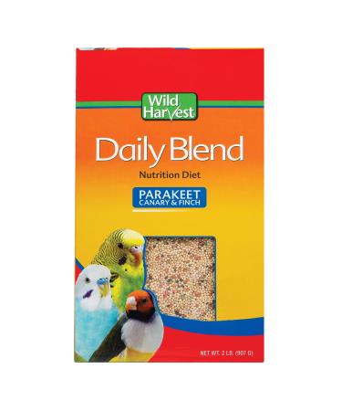 Wild Harvest Daily Blend for Parakeet Canary Finch & Small Birds 2lb