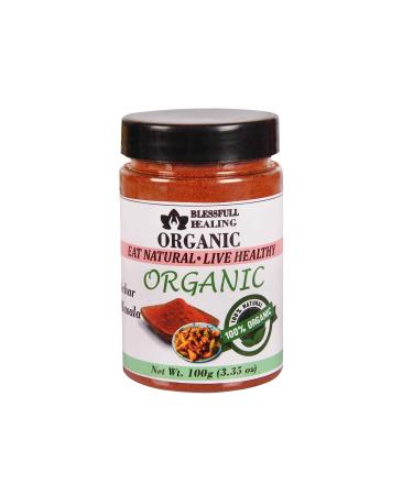 Blessfull Healing Organic Achar Masala 100 Gram Airtight Container (Packing May Vary) 100 Gram 3.35 oz