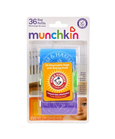 Munchkin Arm & Hammer Diaper Bag Refill - 3 Pack (36 Bags) - Buy Online on GoSupps.com