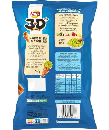Lay's 3D's Bugles Natural Flavor 85g - Buy Online on GoSupps.com