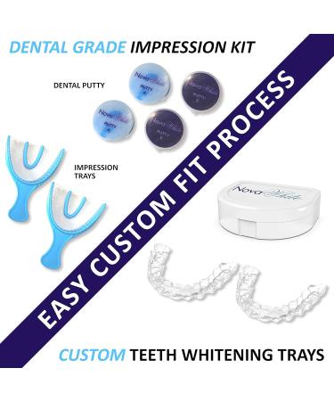 NovaWhite Custom Teeth Whitening Trays - Premium Dental Grade Fit for Best Results | Made in USA - Dentist Recommended - Buy Online on GoSupps.com