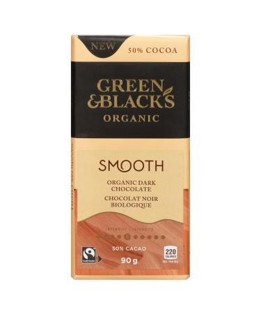 Green & Black's Organic Smooth Dark Chocolate 50% 90 GR