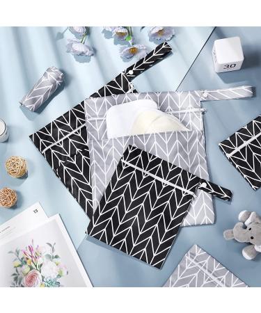 Wet Dry Bag Set - Waterproof, Washable, Travel-Friendly for Cloth Diapers & Swimsuits - 6 Piece Diaper Wet Bag Bundle - Buy Online on GoSupps.com