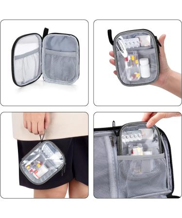 Trunab Storage Bag for Medical Care | First Aid Box for Medications & Supplements | Gray Weekly Tablet Organizer - Buy Online on GoSupps.com