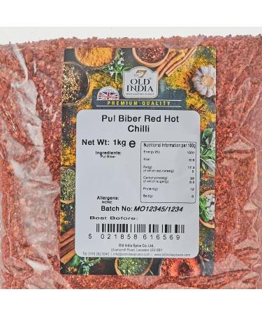 Old India Pul Biber Red Hot Chilli 1kg - Premium Quality Spices for Authentic Flavors - Buy Online on GoSupps.com