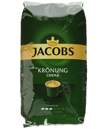Jacobs Kr nung Caff Crema Grains de 4 (4 x 1000 g) cr me. 1 kg (Lot de 4)