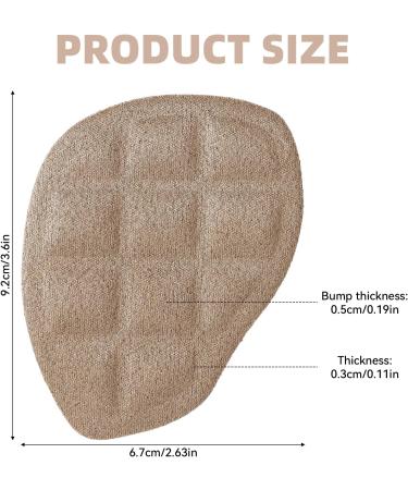3 Pairs Metatarsal Pads for High Heels - Anti-Slip Cushion Inserts for Women - Self-Adhesive Foot Grip Liners - Buy Online on GoSupps.com