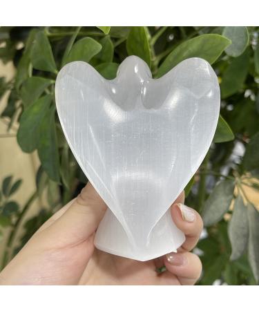 Natural White Selenite Gypsum Angel Quartz Rough Minerals SpecimenHome Decor Can be Used for (Size : 8cm) HOMEZHOU (Size : 8cm) - Buy Online on GoSupps.com