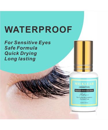 Milklear Lash Glue 5ml - Strong Hold & Long Lasting | No Irritation | Sensitive Formula | 3s Drying Time - Buy Online on GoSupps.com