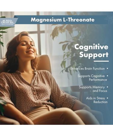 Buried Treasure Magtein - 2 oz. 15 Doses Brain Health Magnesium L-Threonate for Enhanced Memory and Sleep 2 Fl Oz (Pack of 1) - Buy Online on GoSupps.com