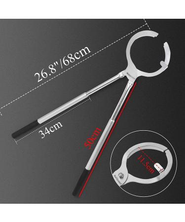 26.8 Stainless Steel Crucible Tongs for 6KG Graphite Crucibles - Heavy Duty Clamp Pliers for Jewelry Casting - Buy Online on GoSupps.com