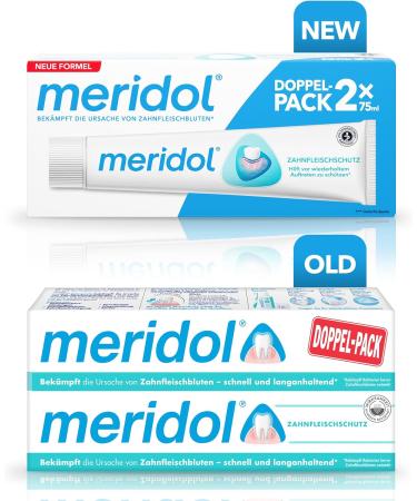 meridol Toothpaste Double Pack - 2x75ml (150ml) for Complete Oral Care - Buy Online on GoSupps.com