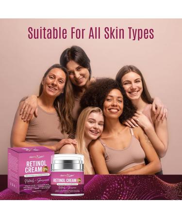 Retinol Cream 3% (Percent) Retinol Cream for Face with Hyaluronic Acid Anti-Aging Face Cream for Fine Lines and Wrinkles Hydrating Face Moisturizer with Shea Butter, Aloe Vera Retinol Cream 1.7 Fl Oz (Pack of 1) - Buy Online on GoSupps.com