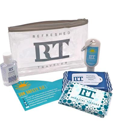 Sun Safety Travel Kit - Sunscreen Hand Sanitizer & Travel Bag for Ultimate Sun Protection - Buy Online on GoSupps.com