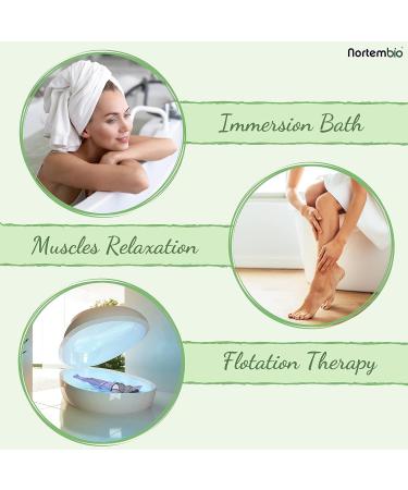 Nortembio Epsom Salt 180g - Lemon & Coconut Fragrance Vitamin C & E Hydration Swimming Salt for Body Care E-book Included - International Shipping - Buy Online on GoSupps.com