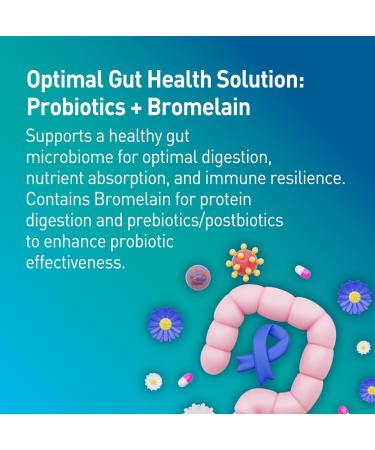 55B Probiotics Premium - 55 Billion CFU 12 Strains 185mg Prebiotic - Immune Support Digestive & Gut Health - Supports Occasional Constipation Gas & Bloating - 30 Vegan Capsules 30 Day Supply 30 Count (Pack of 1) - Buy Online on GoSupps.com