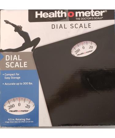 Health O Meter Dial Scale, Black