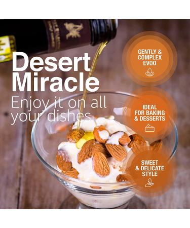 Desert Miracle Cold Pressed Moroccan Olive Oil | Organic High Polyphenol EVOO from Morocco | Gold Medal Award-Winning Rich Polyphenol Extra Virgin Olive Oil - Buy Online on GoSupps.com