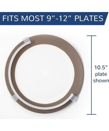 2 Pack - Able-T Plate Guard | Fits 9 to 12 Plates | Designed by OTR/L | Brown Box - Buy Online on GoSupps.com