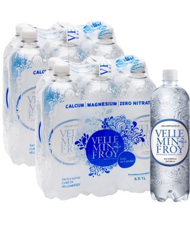 Velleminfroy Natural Mineral Water 2 Packs 6 x 1 L