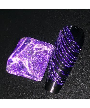 Windyday Glitter Spider Nail Gel - 6 ML Reflective Violet Nail Art Gel for Stunning Manicure & Stretching Designs - Buy Online on GoSupps.com