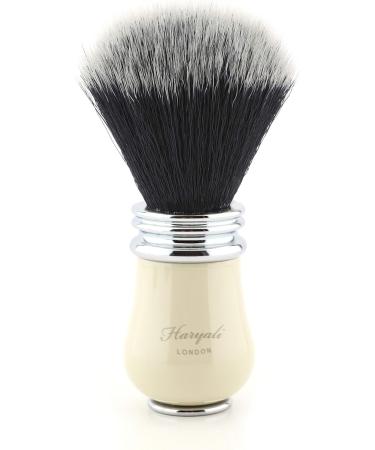 Shop Haryali London Men's 5-Part Shaving Set | Double-Sided Razor Black Brush Stand Soap & Bowl in Ivory - International Shipping - Buy Online on GoSupps.com