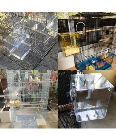 Tfwadmx Bird Bath for Cage - Parrot, Parakeet, Lovebirds, Conure, Cockatoos - No-Leakage Hanging Shower Tub for Small Pet Birds - Buy Online on GoSupps.com