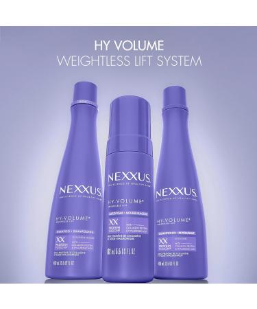 Nexxus Hy-Volume Weightless Lift Cloud Foam Treatment for Flat & Limp Hair 48 Hours Volume ProteinFusion with Collagen & Hyaluronic Acid 5.5 fl oz - Buy Online on GoSupps.com