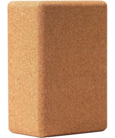 Volcano Cork Yoga Blocks 2 Pack Set - Natural Cork 9 x 6 x 4 | Non-Slip & Anti-Tilt Yoga Blocks for Women & Men | Lightweight & Odor-Resistant | Moisture-Proof | Perfect Yoga Equipment - Buy Online on GoSupps.com