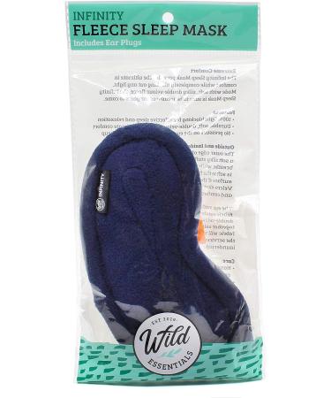 Wild Essentials Infinity Fleece Luxury Sleep Mask - French Navy Blue | Soft & Comfortable - Buy Online on GoSupps.com