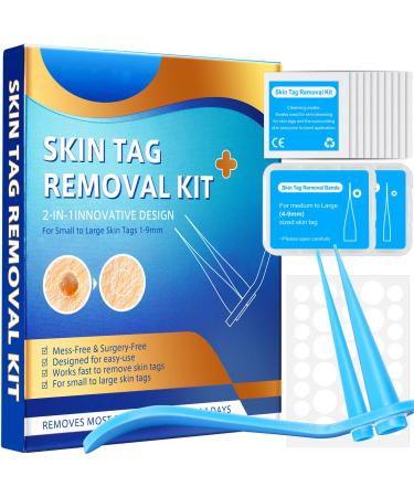 2-IN-1 Micro Skin Tag Tool Kit Quick and Painless Solution for Medium to Large Skin Tags (2mm-7mm) Complete Skin Tag Tool Kit for Fast Results