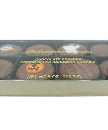 Philadelphia Candies Milk Chocolate Covered OREO Cookies Halloween Assortment - Cute Witch, Ghost, Pumpkin - 8 Ounce Pack - Buy Online on GoSupps.com