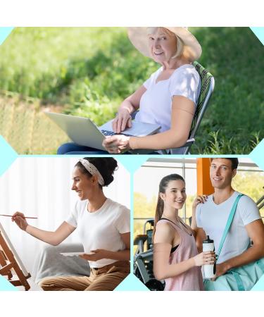 Buy Lymphedema Compression Arm Sleeve for Men & Women - 20-30 mmHg Support for Edema & Recovery | Medium Beige - Buy Online on GoSupps.com