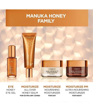 L'Oreal Paris Age Perfect Hydra-Nutrition Balm with Manuka Honey Extract - 1.7 oz | Paraben-Free Dry Skin Rescue - Buy Online on GoSupps.com