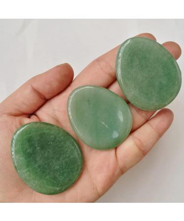 Maneki Neko Green Aventurine Chakra Stones - Worry & Stress Relief Healing Crystals | Reiki Palm Stones for International Shipping - Buy Online on GoSupps.com