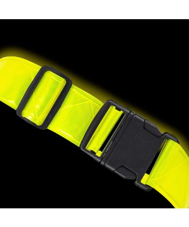 DASHGLOW Reflective Glow Belt Safety Gear - 2-4 Pack for Running, Cycling, Walking - Military Grade Pt Belt - High Visibility - Buy Online on GoSupps.com
