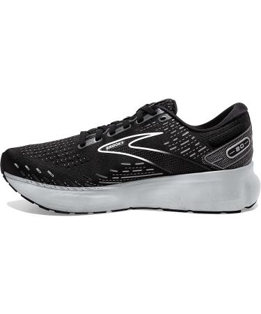 Brooks Men's Glycerin 20 Running Shoe 9.5 Black/White/Alloy - Buy Online on GoSupps.com