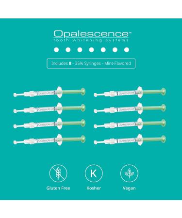 Opalescence 35% Teeth Whitening Gel Syringes - Mint Flavor 8 Pack - 0.04 Fl Oz - Buy Online on GoSupps.com