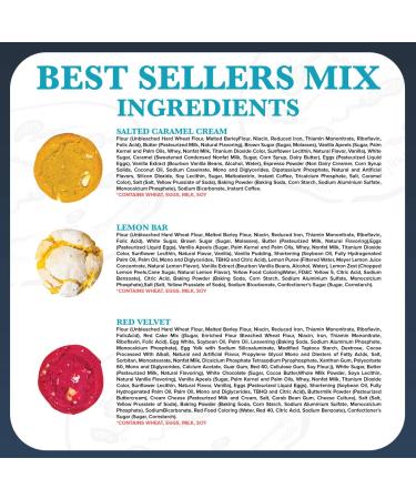 Cravory Freshly Baked Cookies Variety Pack - 6 Assorted Flavors - 2.0 oz. each - Gourmet Dessert Snack - Individually Wrapped - Buy Online on GoSupps.com