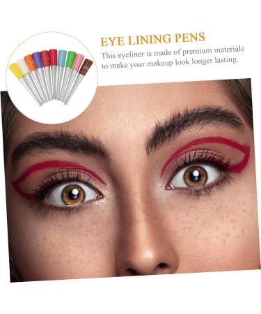 Angoily 10pcs Colored Liquid Eyeliner Matte Liquid Eyeliner Colors Household Eyeliners Customer Service - Buy Online on GoSupps.com