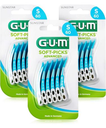 Buy Gum Soft Picks - Advanced Interdental Cleaner for Gentle Effective Cleaning | Ideal for Small Spaces - 3 Pack of 60 - Buy Online on GoSupps.com
